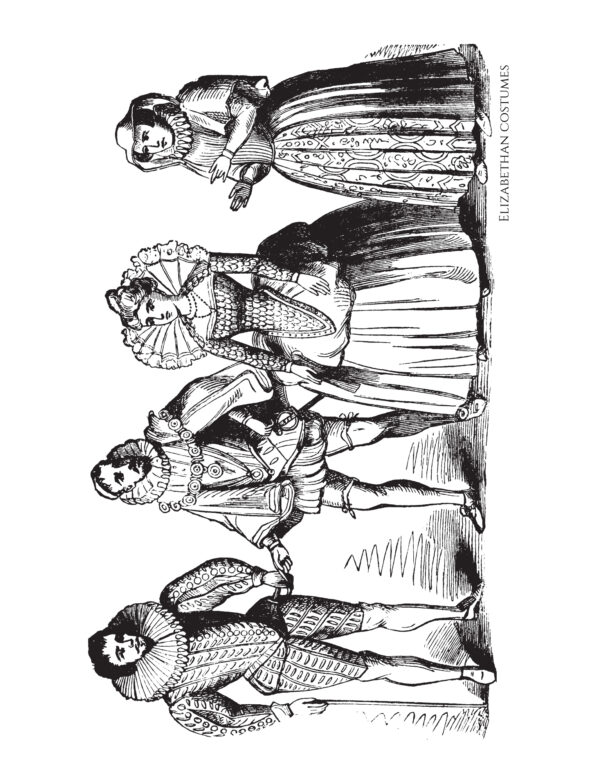 PDF Coloring Through Time Vintage Grayscale Coloring Book: Volume 1 - Image 4